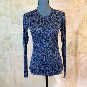 Nike Dri-Fit Blue Long Sleeve Running Shirt XS